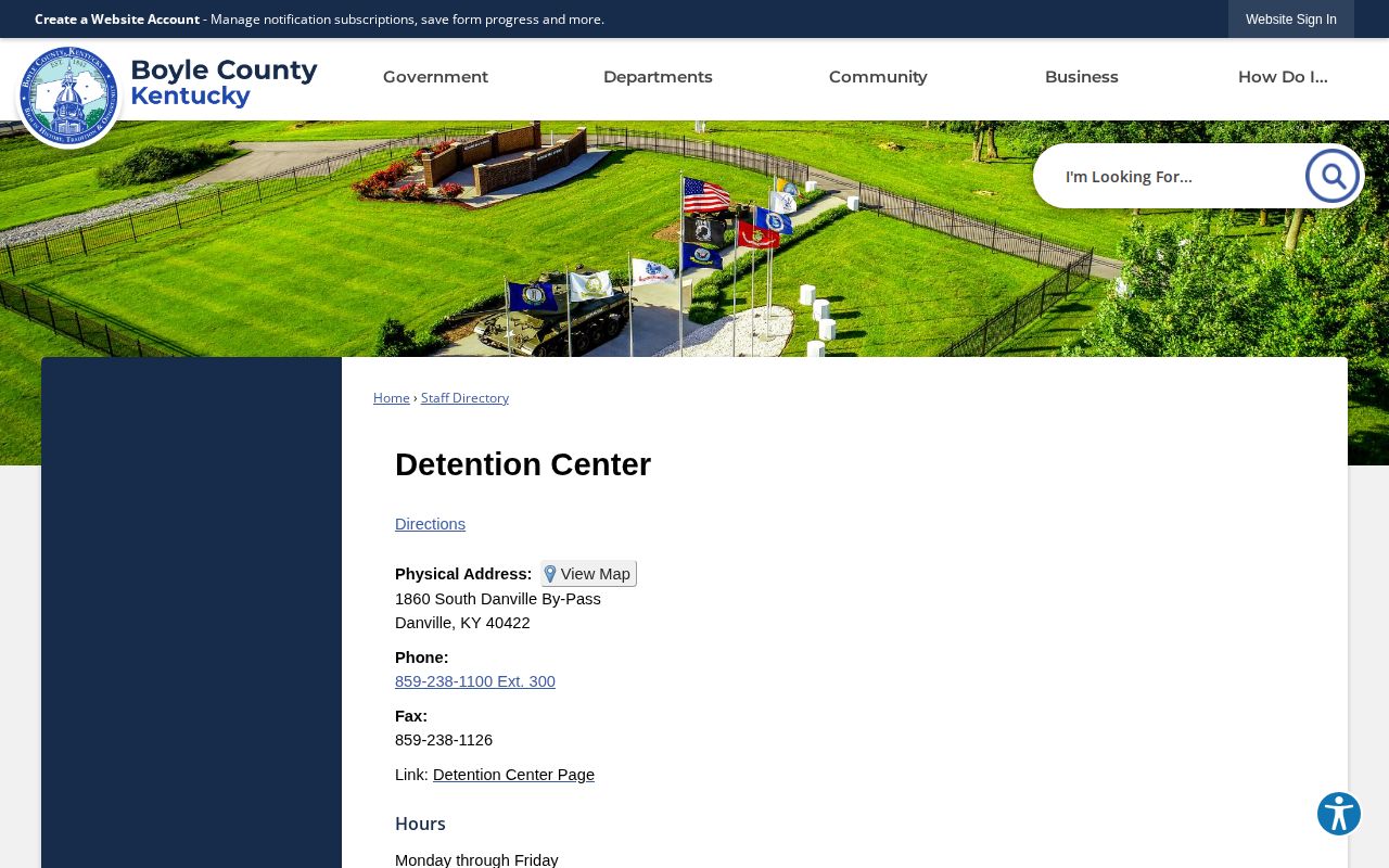 Official Boyle County Detention Center release records directory